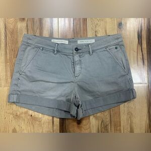Anthropologie Pilcro and the letterpress Chinio Shorts Hyphen Gray SZ 31 Petite